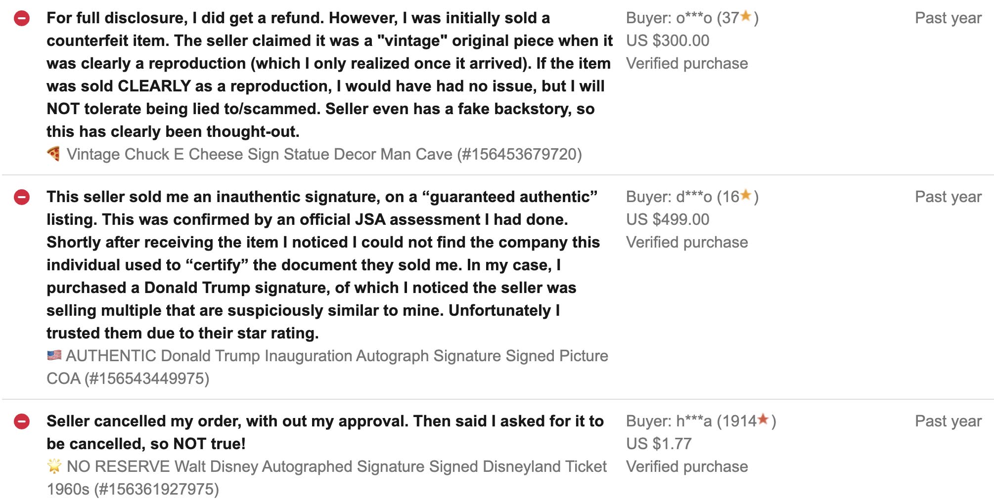 eBay seller chicagogirl4 feedback profile